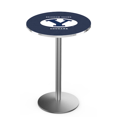 36 Stainless Steel Brigham Young Pub Table